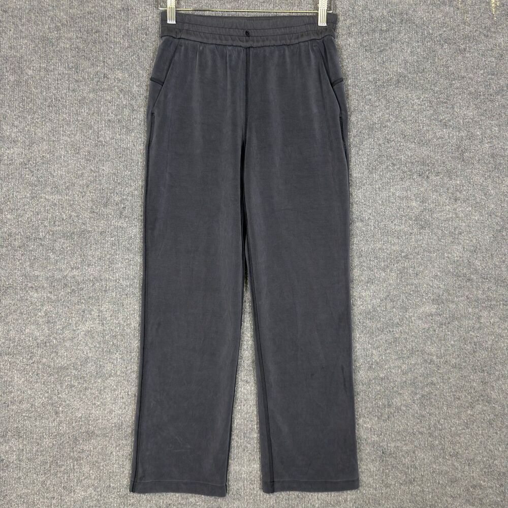 Lululemon Women's Loungeful Straight Leg Pant Size 4 Gray Lenzing Modal Athletic